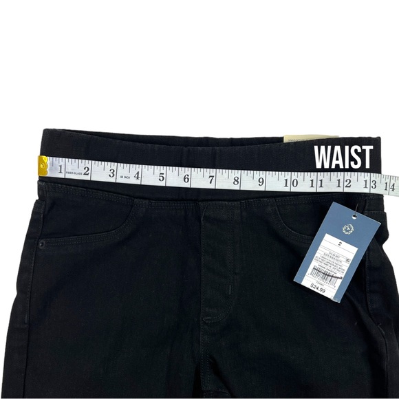 Universal Thread WOMENS Sz 2 (26R) High-Rise Slim Leg Pull On Black Jeggings - Picture 10 of 14